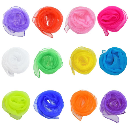 Linkbro Lot de 12 lingettes de jonglerie pour outils sensoriels