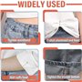 AOOTUERL Serre Taille Pantalon, 12 Pièces Pince pour Pantalon Trop Large, Pinces à Serrer, Serre Taille pour Jean, Réduction Tai