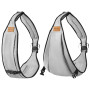 Porte-bébé léger et respirant sur le côté - Design ergonomique - Porte-bébé réglable - Porte-bébé latéral - Bandoulière multifon