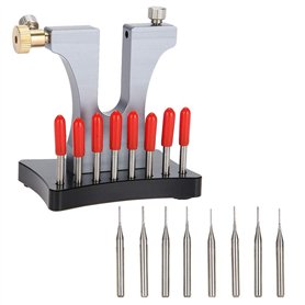 Extracteur de vis endommagé pour la montre, retirez facilement la vis cassée de la montre avec 8 broches pour la réparation de m Extracteur de vis endommagé pour la montre