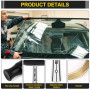 5 Pièces Universel Outils pour Pare Brise de Voiture Fil Outils de Dépose de Pare-Brise Kit d’Enlèvement de Pare-bris Outil de D