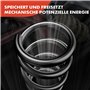 Frankberg 2x Ressorts de suspension Essieu Arrière Compatibles avec T.o.u.r.a.n 1T1 1T2 MPV 2003-2010 T.o.u.r.a.n 1T3 MPV 2010-2