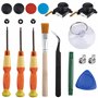Tunejoy Joystick de Remplacement Analogique 3D avec Tournevis Brosse de nettoyage pour Manette Kit d'Outils de Réparation de Joy