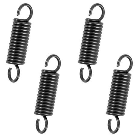 GUNGY Ressort de Traction 40mm Ressorts de Tension avec Crochets à 90 Degrés Ressorts en Fil de piano Diamètre du Fil 1