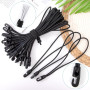 Yesaler Tendeurs Elastiques Tendeurs de Bâche Corde Sangles Élastiques 25cm avec Crochets pour Bannières Camping Tentes 25 Pièce
