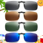 Yesaler Clip Lunettes Polarisant UV400 Clip Lunettes Soleil Clip Lunettes de Soleil Homme Femme pour Conduite Pêche 4 Pièces 4 C