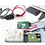 Bolwins B45 Câble adaptateur USB 2.0 vers IDE/SATA 50cm pour disques durs 2,5"/3,5" HDD SSD CD/DVD. Idéal pour transfert de donn