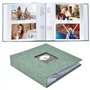 WEFHEF Album Photo Avec Pochette 15x10 cm, Livre Photo pour 200 Photos, Carnet Photo Inscriptible, Album Carte Postale avec Couv