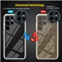 ZYIMOU Coque pour Samsung Galaxy S22 Ultra 360 Degrés Protection, Transparente Souple Mince Étui en Silicone TPU Front et PC Ret