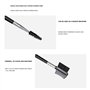 Brosse Sourcils Double Face