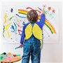Éponge Brosses de Peinture Enfant Ensemble Pinceaux et Tablier 48 Pièces Art DIY Outils d'art d'apprentissage Précoce d’Bambin p