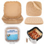 Papier cuisson air fryer，Antiadhésive Disposable Paper Liner Accessoires Air Fryer