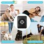 Anti Aboiement pour Chien, 4 émetteurs Puissants Ultrason Chien, Rechargeable Boitier Anti Aboiement Chien, 3 Modes Appareil Ant