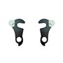 2 Pièces Crochets de Dérailleur Arrière Noir Cintre de Dérailleur Mécanisme avec Raccord de Boulon pour Plupart des Vélos VTT -