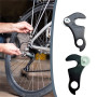 2 Pièces Crochets de Dérailleur Arrière Noir Cintre de Dérailleur Mécanisme avec Raccord de Boulon pour Plupart des Vélos VTT -