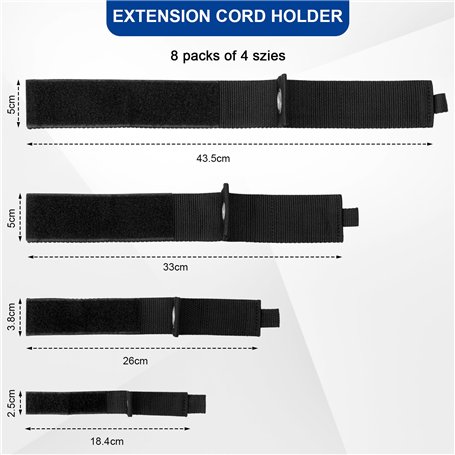 LEXININ Lot de 40 Pochettes A4 Rangement Plastique Transparent avec Poche pour Étiquettes, Accessoire Bureau pour la Maison, le 