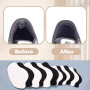 Eowppue 10 Paires de Coussinets de Talon Chaussures Réparation Talon Protection pour Chaussures Autoadhésif Chaussure Talon Patc