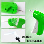 FLAVNTEL Etiqueteuse Prix Vetement Marquage Tag Gun Etiquettes de Marque de Vêtement avec 5000pcs Fils Paddle et 5 Aiguilles de