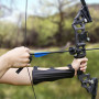 SERfawnCH 12 Flèches Carbone Mixte 30 Pouces pour Chasse et Ciblage - Compatible Arc Classique, Long et Droit (Flèches en Fibre
