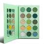 Palette Maquillage Yeux Vert Fard à Paupière,Afflano Eyeshadow Avocado Green Glitter Matte Professionnel,Fille Femme Kit Pigment