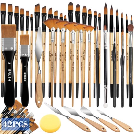 TOSUTO Pinceaux Peinture Acrylique