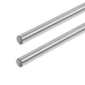 Lot de 2 barres rondes, droites, diamètre x longueur : 10 x 300mm, guides linéaire, arbres de précision horizontal, roulements p Lot de 2 barres rondes