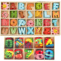 Amasawa Lettres en Bois Ensemble
