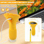 Microscope portable pour enfants - Zoom 1000x - Mini microscope numérique - Écran IPS 2,0" - USB - Lumières LED - Connexion à PC