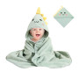 YZROHYI Serviette de Bain a Capuche Bebe 80 X 80 cm