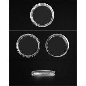 YISCOKO Lot de 24 petites pinces à cheveux antidérapantes pour femmes et filles avec étui de rangement, noir et marron