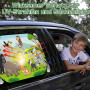 Pare Soleil Voiture bébé ,Chaussette Voiture Soleil,Enfant Sombre avec Protection UV certifiée,Motif des Animaux chausette Solei