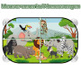 Pare Soleil Voiture bébé ,Chaussette Voiture Soleil,Enfant Sombre avec Protection UV certifiée,Motif des Animaux chausette Solei