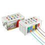 BOJACK Kit Câbles en Silicone 18 AWG Kit de Fil électrique Toronné en Cuivre étamé 300 V Avec 20 φ3mm Tubes (5 Couleurs, 5Meter 