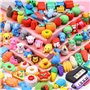Cyiecw 100 Pièces Gomme Animaux pour Enfants Creative Gommes en Caoutchouc Gommes à Effacer Gommes à Effacer Gomme Kawaii Pour E