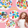 Cyiecw 100 Pièces Gomme Animaux pour Enfants Creative Gommes en Caoutchouc Gommes à Effacer Gommes à Effacer Gomme Kawaii Pour E