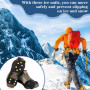 Crampons de Randonnée - Crampons Trail, Idéaux pour Randonnée sur Neige et Trail Running - Pointes de Crampons de Haute Qualité,