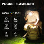 Wurkkos HD10 Mini Lampe de Poche, 1200 Lumens Petite poche lampe Led Rechargeable,IP68 étanche Torche avec aimant pour Camping,