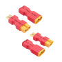 RUIZHI 4 Pièces XT60 Femelle à Mâle Deans T Connecteur Adaptateur sans Fils RC LiPo Connecteurs de Batterie