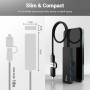 Hub USB 3.0, 4 Ports USB C, répartiteur Portable pour MacBook Pro/Air, Ordinateur Portable, PS5/PS4 et Autres appareils de Type