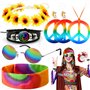 Weploda 7 Pièces Ensemble de Costume Hippie