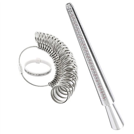 TRKETK 3 Pièces Ensemble de Jauge de Taille de Bague