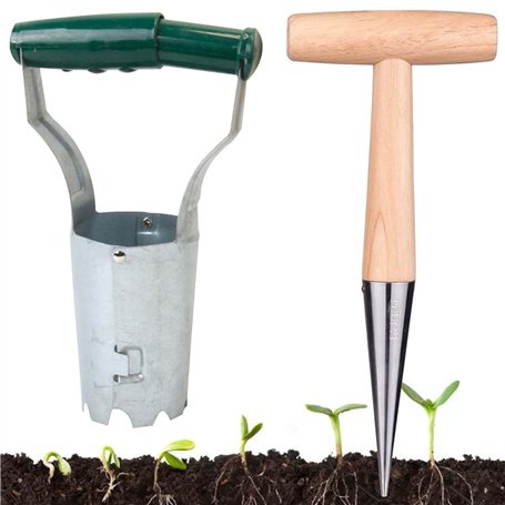 Lot de 2 planteurs de bulbes