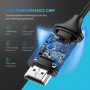GBOKYN Câble adaptateur HDMI, compatible avec i-Phone i-Pad vers HDMI Digital AV Sync Screen Adapter avec connecteur de port de