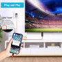 GBOKYN Câble adaptateur HDMI, compatible avec i-Phone i-Pad vers HDMI Digital AV Sync Screen Adapter avec connecteur de port de