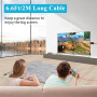 GBOKYN Câble adaptateur HDMI, compatible avec i-Phone i-Pad vers HDMI Digital AV Sync Screen Adapter avec connecteur de port de