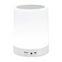 Manhattan 165235 Sound Science Haut-Parleur Bluetooth à LED sans Fil avec 6 Couleurs et Commandes intégrées et Fente pour Carte 