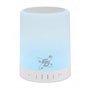 Manhattan 165235 Sound Science Haut-Parleur Bluetooth à LED sans Fil avec 6 Couleurs et Commandes intégrées et Fente pour Carte 