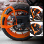 Sangles de transport de voiture : sangles de serrage de 48 mm,Sangle de sécurité orange,Sangle d'arrimage automatique pour moto,