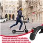 Leikurvo Garde-boue arrière de scooter électrique avec garde-boue arrière support en métal : garde-boue arrière avec feu arrière