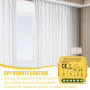 Tuya Lot de 2 modules d'interrupteur intelligent pour volet roulant WiFi 2,4 GHz Alexa Smart Commande de volet roulant par appli